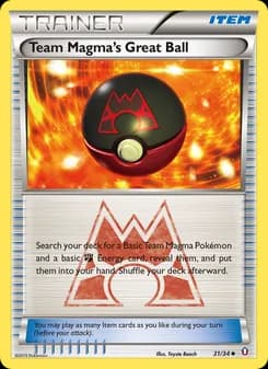 Team Magma's Great Ball card image