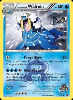 Team Aqua's Walrein card image