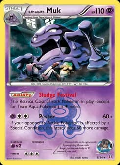 Team Aqua's Muk card image
