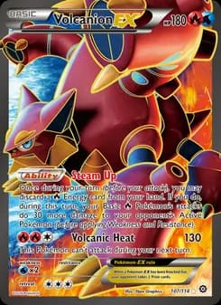Volcanion EX card image