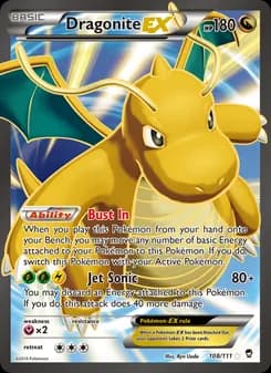 Dragonite EX card image