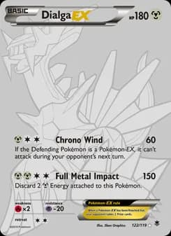 Dialga EX Pokémon card