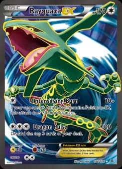 Rayquaza EX Pokémon card