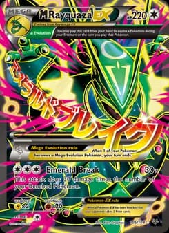 M Rayquaza EX Pokémon card