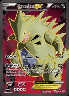 Tyranitar EX card image