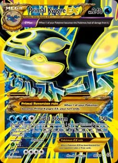 Primal Kyogre EX Pokémon card
