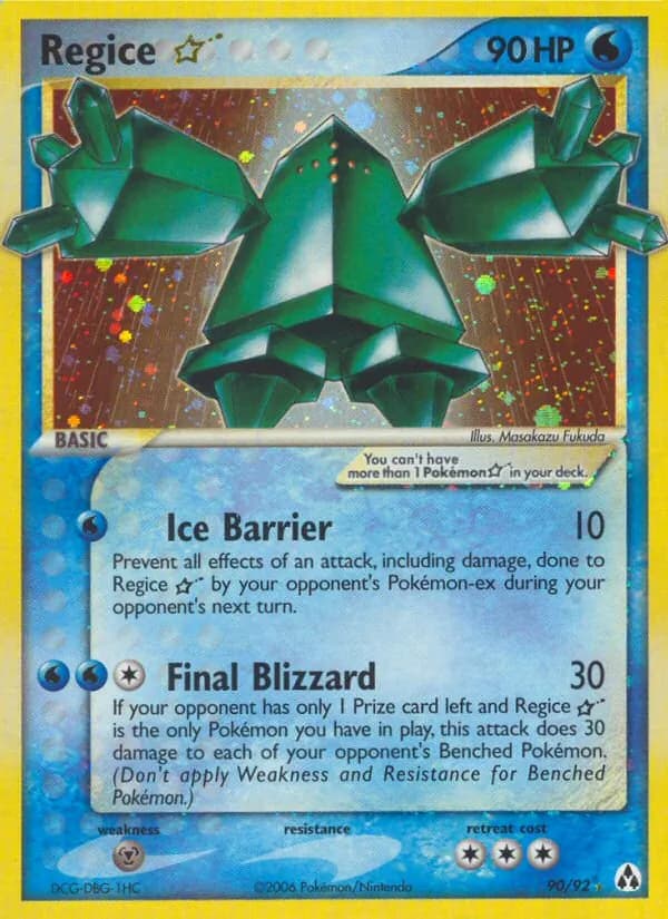 Regice card image