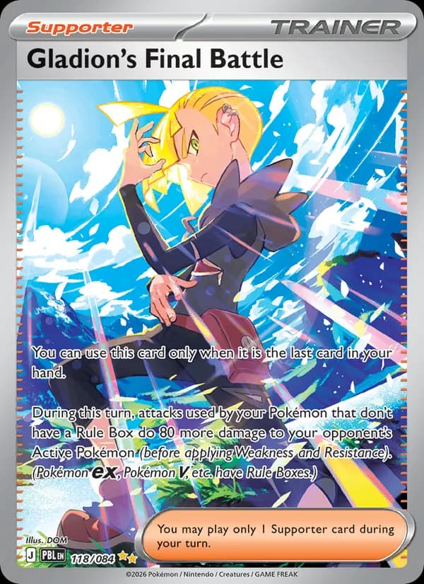 Gladion's Final Battle card image