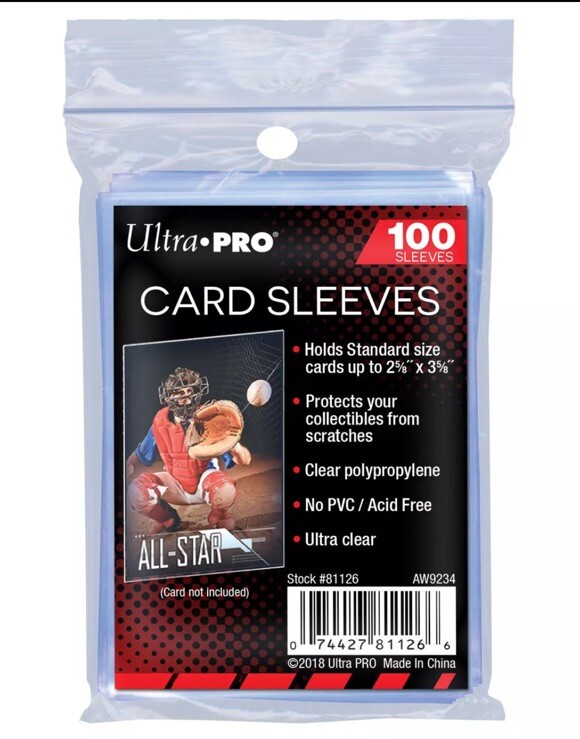 Ultra PRO pack of standard card sleeves